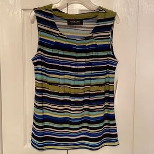 Black Label multi-color blouse.  Size XS. NWT